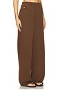 view 2 of 6 Wide Leg Pocket Sweatpant in Chocolate