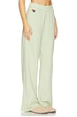 view 2 of 6 Wide Leg Pocket Sweatpant in Lime Cream