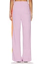 view 4 of 6 5 Stripe Wide Leg Pocket Sweatpant in Mauve & Magenta Orange