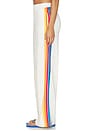view 5 of 7 PANTALON SWEAT JAMBES LARGES 5 STRIPE in Vintage White