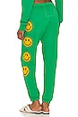 view 4 of 5 Smiley 2 Sweatpant in Kelly Green