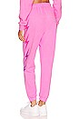 view 4 of 5 Bolt Fade 4 Sweatpant in Electric Pink & Purple