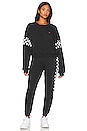 view 5 of 5 CHECK 스웻팬츠 in Black