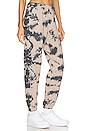 view 2 of 4 Hand Dyed Sweatpant in Tie Dye Dusty
