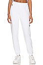 view 1 of 6 Bolt Stitch Sweatpant in White & Black