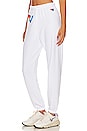 view 3 of 5 Logo Sweatpant in White