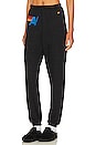 view 3 of 5 PANTALON SWEAT AVEC LOGO in Black