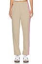 view 2 of 7 PANTALON SWEAT 5 STRIPE in Sand & Pink Green