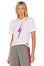 view 1 of 4 Bolt Fade Logo Tee in White