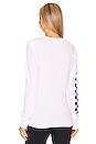 view 4 of 5 Check Sleeve Thermal in White