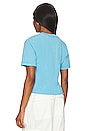 view 4 of 6 Heart Embroidery Boyfriend Tee in Sky