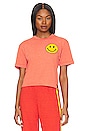 view 1 of 5 Smiley 2 Boyfriend Tee in Tangerine