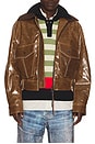 view 1 of 5 Mikoos 26 Bomber Jacket in Brown