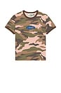 view 4 of 5 Essential Camouflage Ringer T-shirt in Pink Camouflage