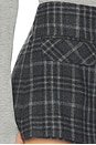 view 6 of 6 Valentina Mini Skort in Iron Check