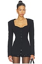 view 1 of 4 Shana Bustier Jacket in Black