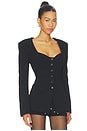 view 2 of 4 Shana Bustier Jacket in Black