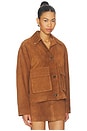view 3 of 5 Janis Jacket in Cognac