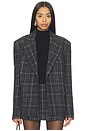 view 1 of 5 Valentina Blazer in Iron Check