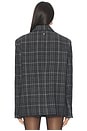 view 4 of 5 Valentina Blazer in Iron Check