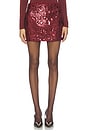 view 1 of 6 Lulu Mini Skirt in Burgundy