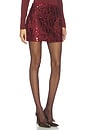 view 2 of 6 Lulu Mini Skirt in Burgundy