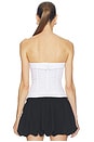 view 3 of 4 Sandy Bustier Top in Blanc