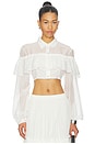 view 1 of 4 CAMISA CARMEN CROP in Fairy M?lk