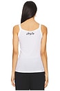 view 3 of 4 Rolling Tank Top in White