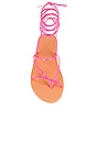 view 4 of 5 String Flip Flop in Fluo Pink