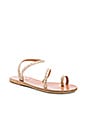 view 2 of 5 Apli Eleftheria Sandal in Platinum & Nude