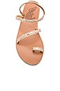 view 4 of 5 Apli Eleftheria Sandal in Platinum & Nude