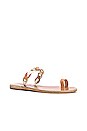 view 2 of 5 Thalia Links Sandal in Natural, Off White & Platinum