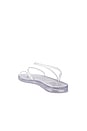 view 3 of 5 Eleftheria Sandal in Clear & Silver Glitter
