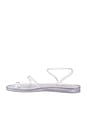 view 5 of 5 Eleftheria Sandal in Clear & Silver Glitter