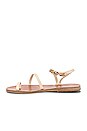 view 5 of 5 Apli Eleftheria Gold Shells Sandal in Off White