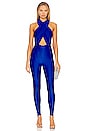 view 1 of 3 Hola Halterneck Jumpsuit in Electric Blue