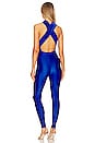 view 3 of 3 Hola Halterneck Jumpsuit in Electric Blue