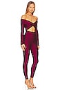 view 2 of 3 Kendall Off The Shoulder Jumpsuit in Ruby