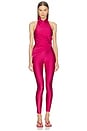 view 1 of 4 Tatiana Sleeveless Open Back Jumpsuit in Strawberry