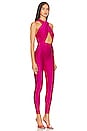 view 2 of 3 Hola Halterneck Jumpsuit in Fuchsia