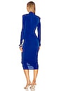 view 3 of 3 Kim Turtleneck Midi Dress in Electric Blue
