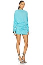 view 2 of 4 Wisteria Mini Dress in Turquoise