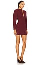 view 2 of 3 VESTIDO BLAZER ESTRUTURADO TILDE in Burgundy