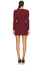 view 3 of 3 VESTIDO BLAZER ESTRUTURADO TILDE in Burgundy