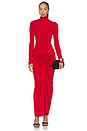 view 1 of 3 Warwick Maxi Turtleneck Maxi Dress in Red