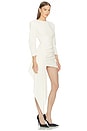 view 2 of 3 Amanda Ruched Mini Dress in Milk