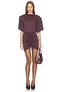 view 1 of 3 Lennox T-shirt Mini Dress in Aubergine