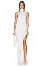 view 1 of 4 Cleo Halterneck Maxi Dress in Milk