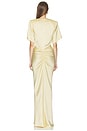 view 3 of 3 Iris Short Sleeve Maxi Dress in Vanilla